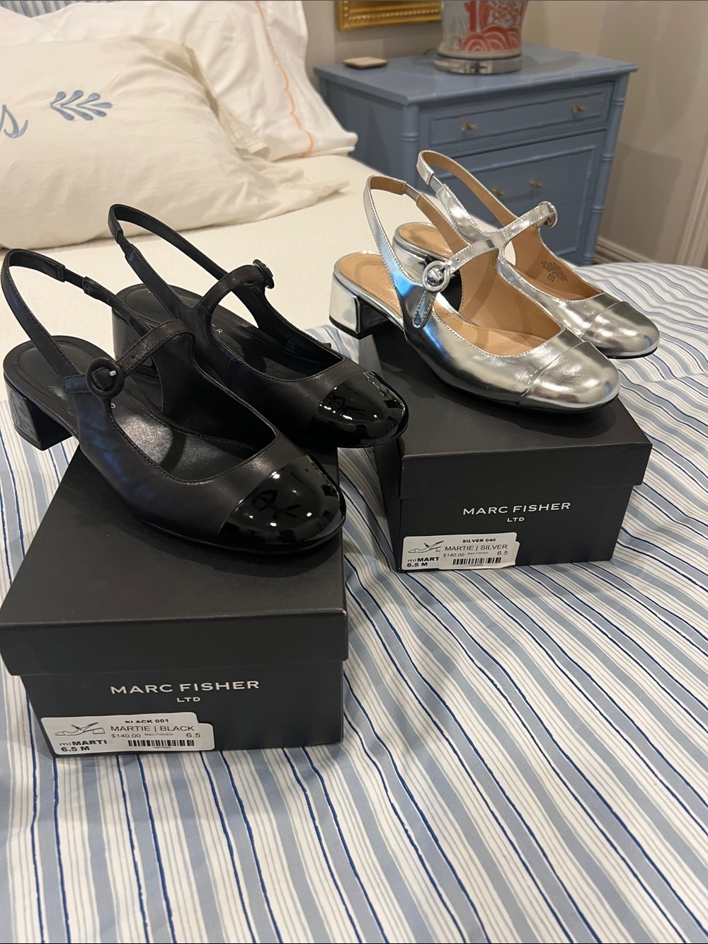 2 Pair of Marc Fisher Heels